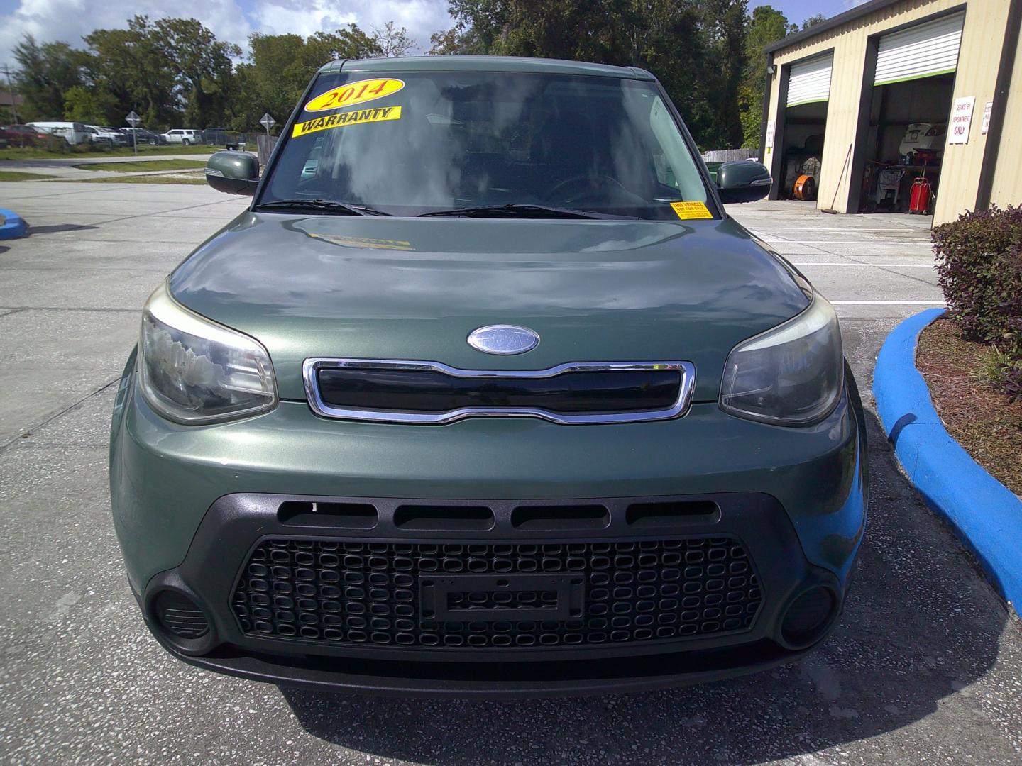 2014 GREEN KIA SOUL + (PLUS) (KNDJP3A54E7) , located at 10405 Abercorn Street, Savannah, GA, 31419, (912) 921-8965, 31.988262, -81.131760 - Photo#0